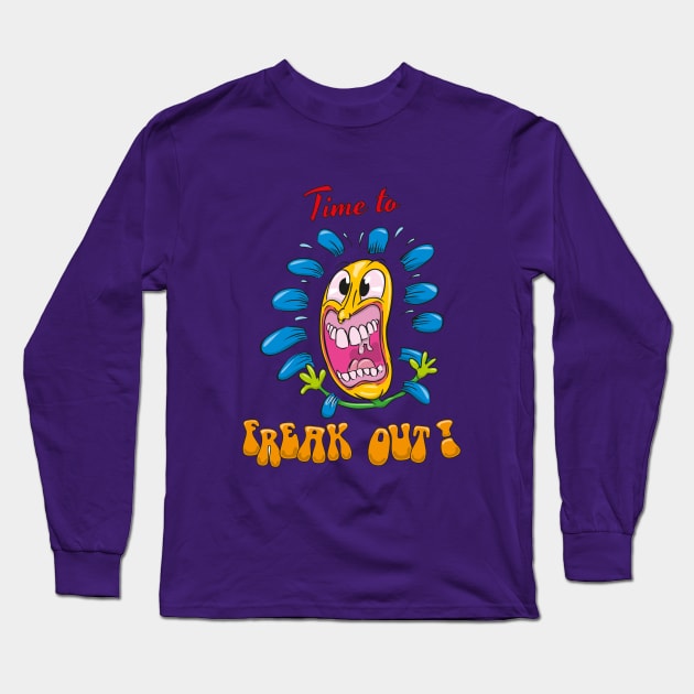 Freak out Long Sleeve T-Shirt by Kullatoons